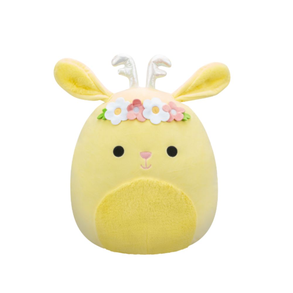 Squishmallows - Juana Jackalope Plush Toy - 40cm - Light Yellow