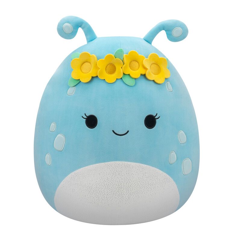 Squishmallows - Natnat Alien Large Plush Toy - Pastel Blue - 40 cm