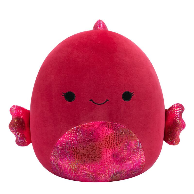 Squishmallows - Barella Betta Fish Large Plush Toy - Raspberry - 40 cm