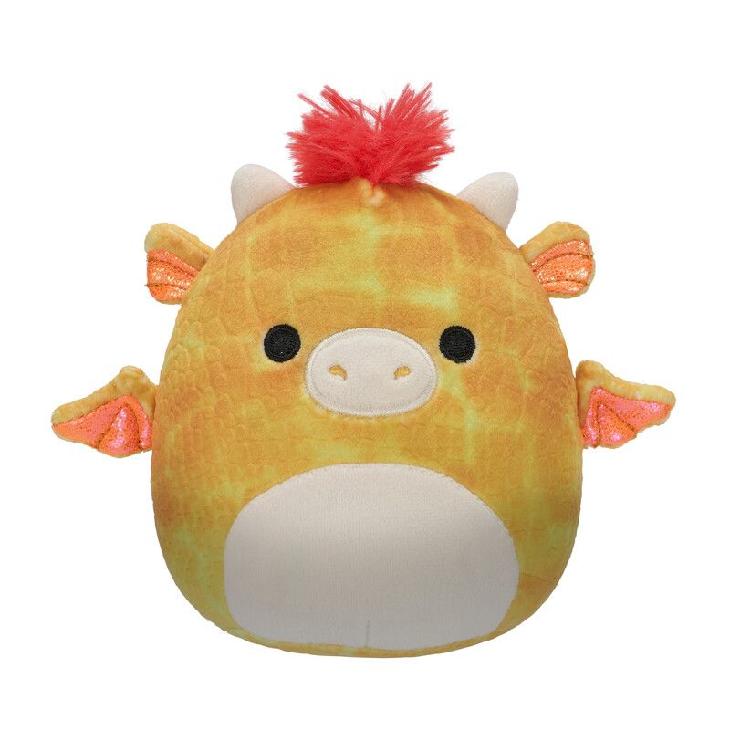 Squishmallows - Dieric Dragon Little Plush Toy - Yellow - 12 cm