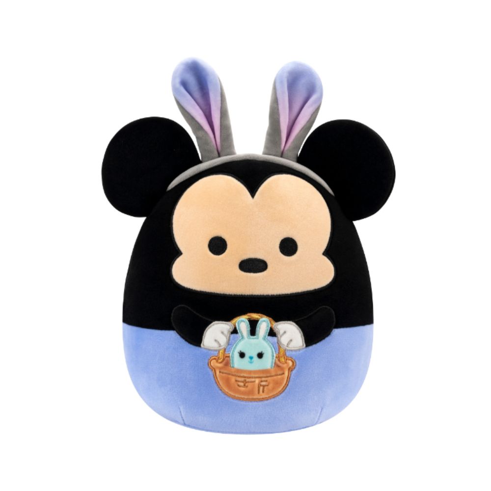 Squishmallows - Mickey In Blue Pants With Bunny Ears Plush Toy - 20cm