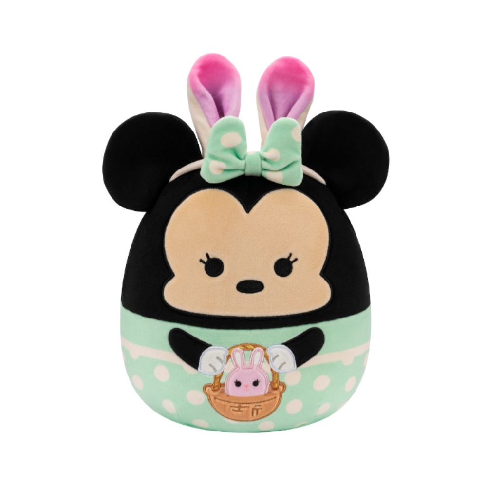 Squishmallows - Minnie In Green Dress With Bunny Ears Plush Toy - 20cm