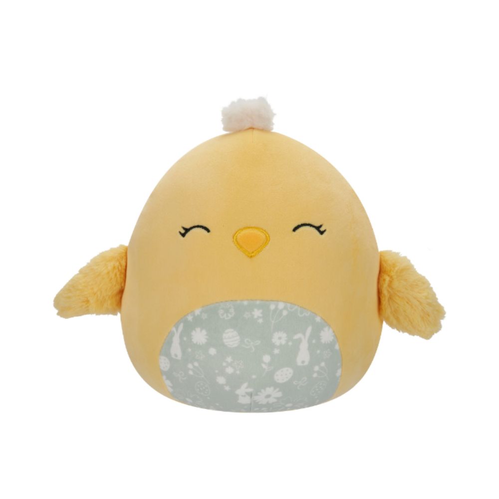 Squishmallows - Aimee The Chick Plush Toy - 19cm - Yellow/Grey