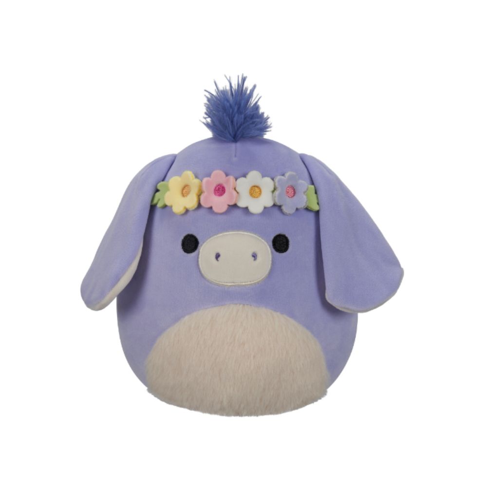 Squishmallows - Milanda The Donkey Plush Toy - 19cm - Purple/White