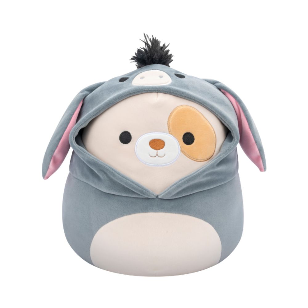 Squishmallows - Harris The Brown Dog In Jason Outfit Plush Toy - 30cm