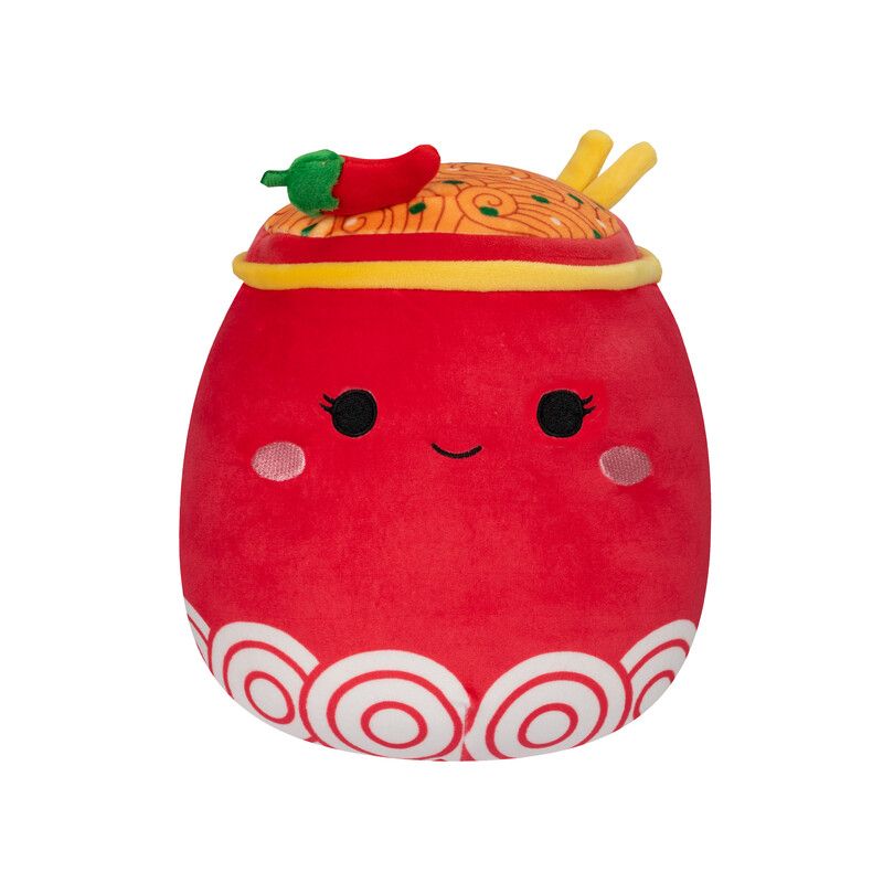 Squishmallows - Flipamallows Odion Fire Noodles And Illia Sriracha Plush Toy - 12 cm