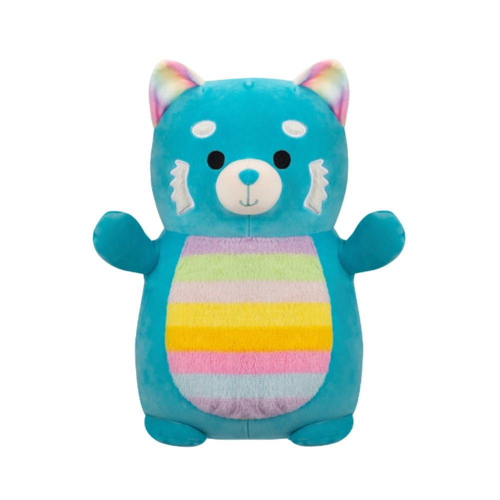 Squishmallows - Large Plush Vanessa Teal Panda With Rainbow Belly Hugmee - 36 cm