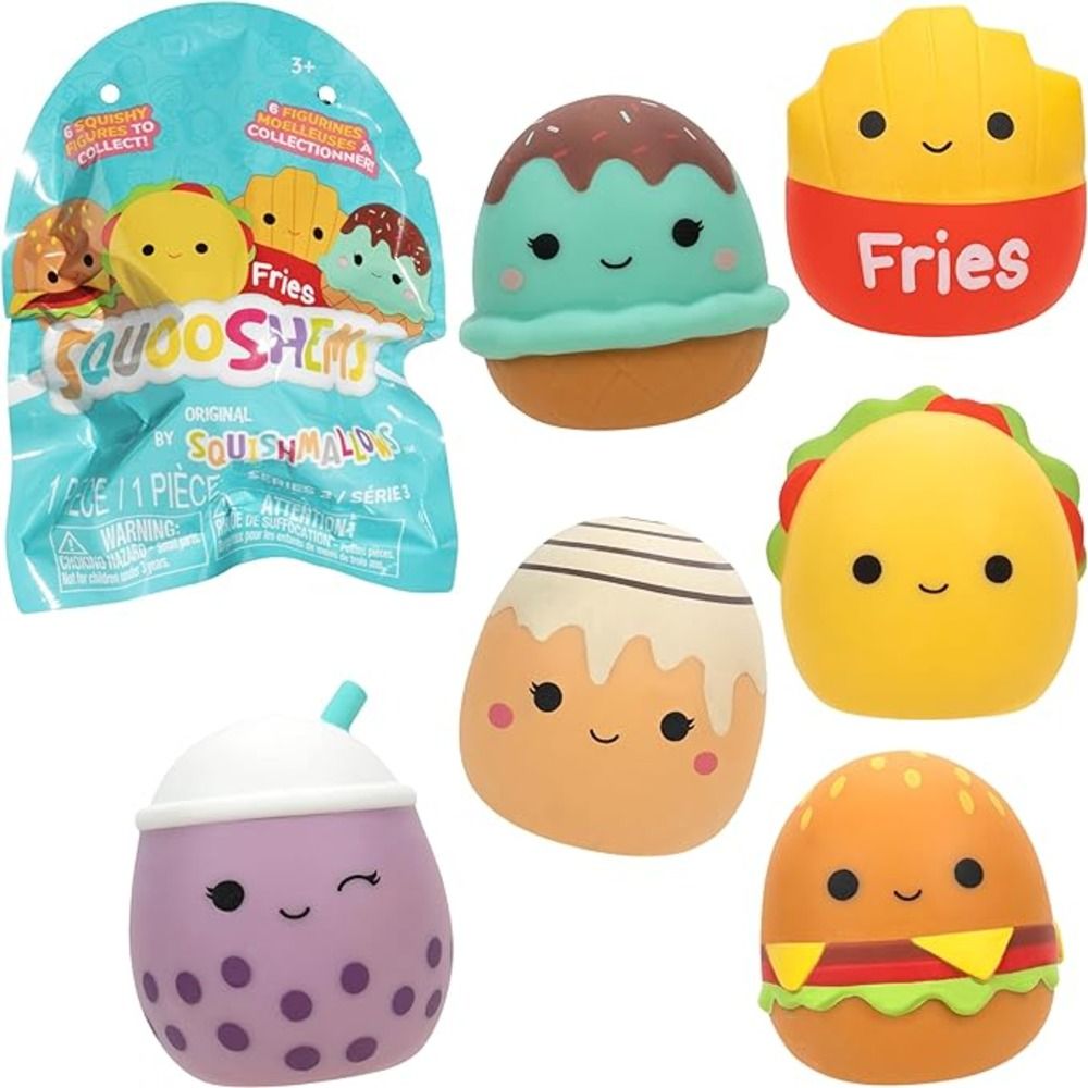 Squishmallows - Squooshems Food Squad Plush Toy - Style May Vary - 1 Pc - 6.35cm