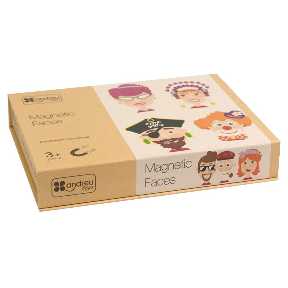 Andreu Toys - Magnetic Faces - 93pcs