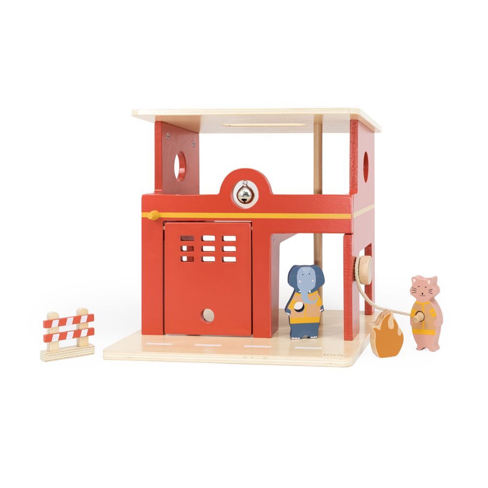 Trixie - Wooden Animal Firestation Playset