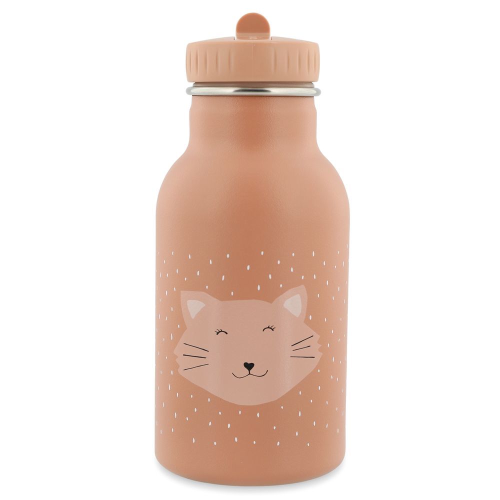 Trixie - Stainless Steel Water Bottle - Mrs. Cat - 350 ml