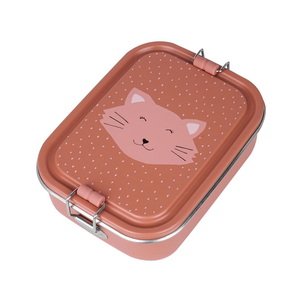 Trixie - Lunch Box - Pink/Red - Mrs. Cat - Small