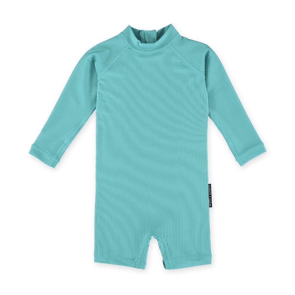 Beach & Bandits - Ribbed Baby Swimsuit - Coastal