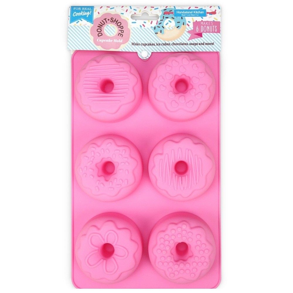 Handstand Kitchen - Donut Cupcake Mold - Pink