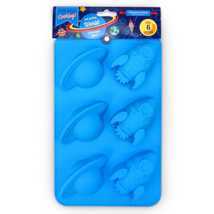 Handstand Kitchen - Space Cupcake Mold - Blue