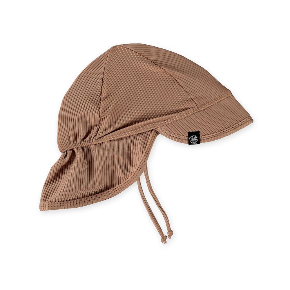 Beach & Bandits - Chocolate Ribbed Sun Hat UPF50+