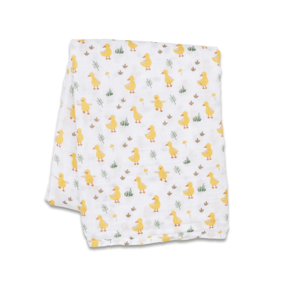 lulujo - Ducks Muslin Swaddle - Large