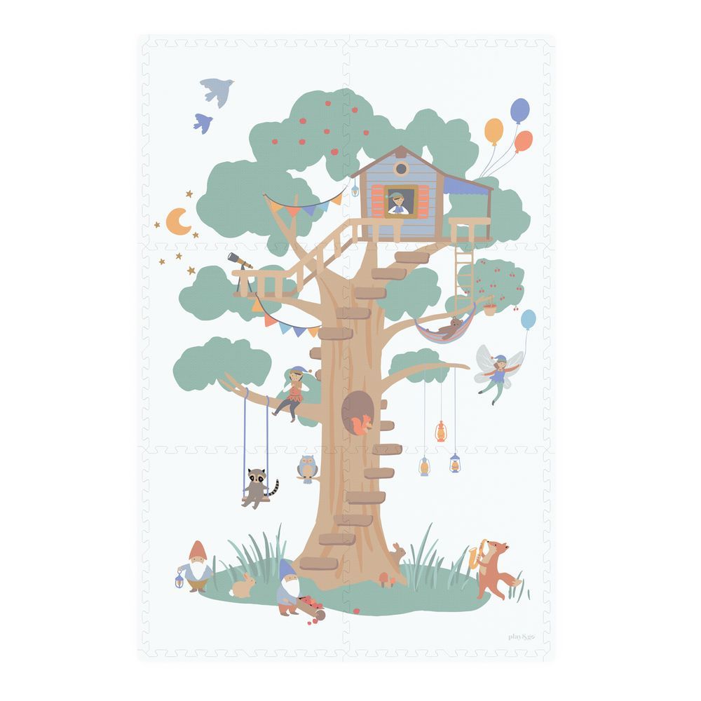 Play & Go - Icons EVA Puzzlemat - Treehouse - 120x180 cm