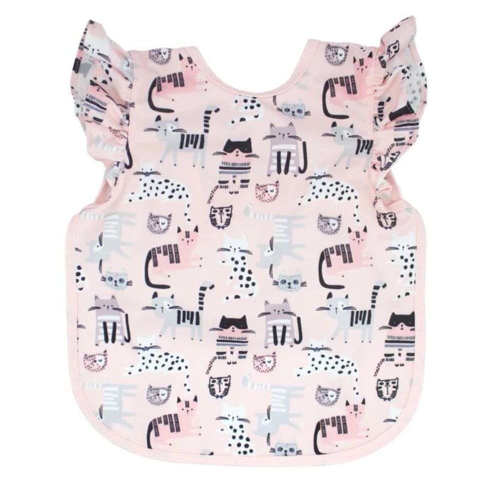 Bapronbaby - Baby Feeding Bib - Kitty Flutter