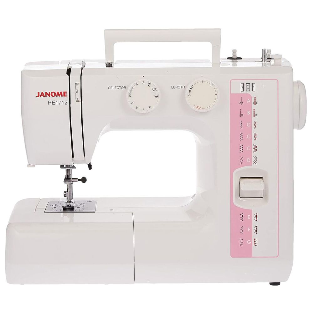 Janome - 1712 Sewing Machine 12 Stitches - white