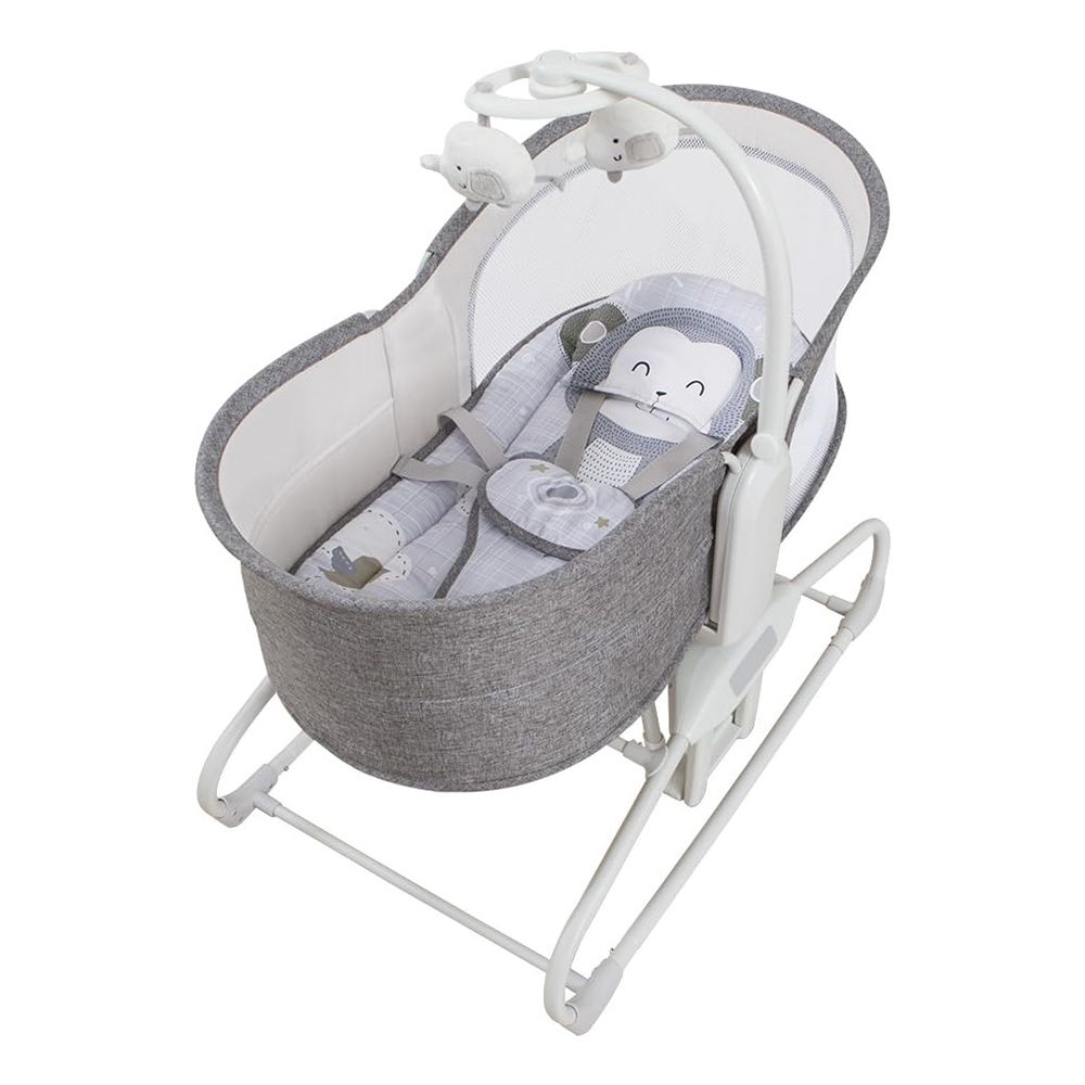 Mastela - 4-In-1 Deluxe Multi-Functional Bassinet - Dark Grey