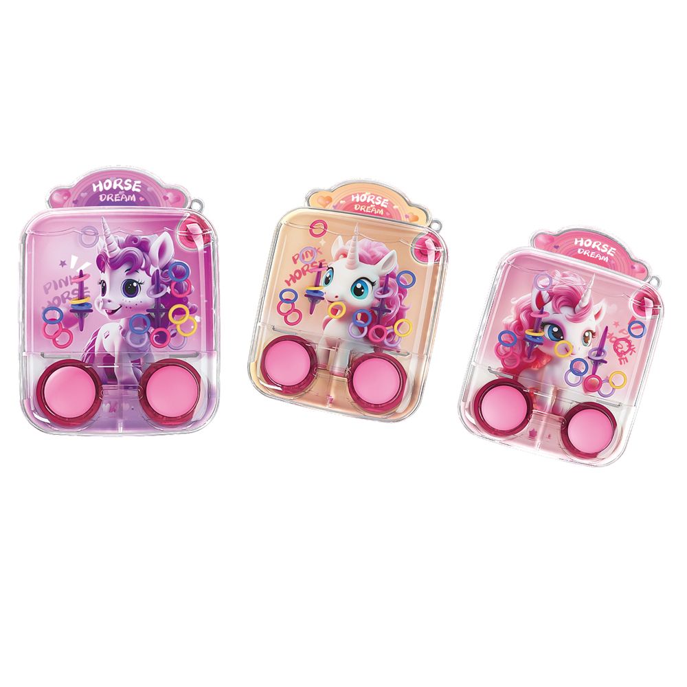 Stem - Pony Polly Hand Hit Water Game Machine Horse Series - Color May Vary - 1 Pc