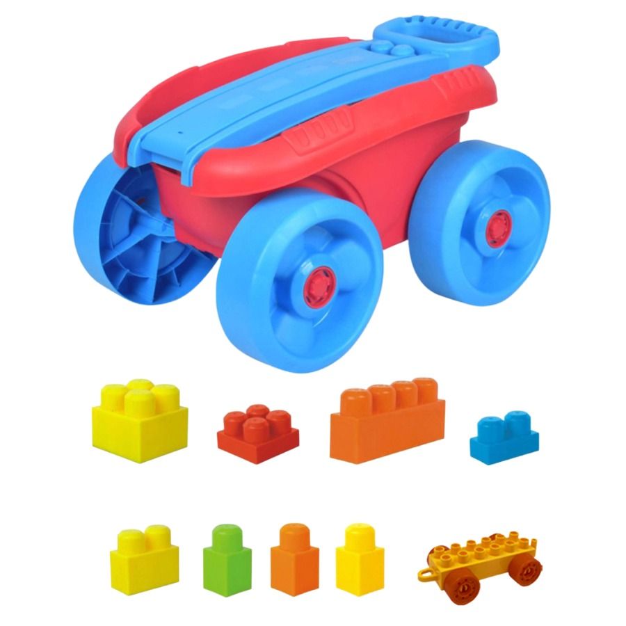 Stem - Building Blocks With Trolley - 32 Pcs