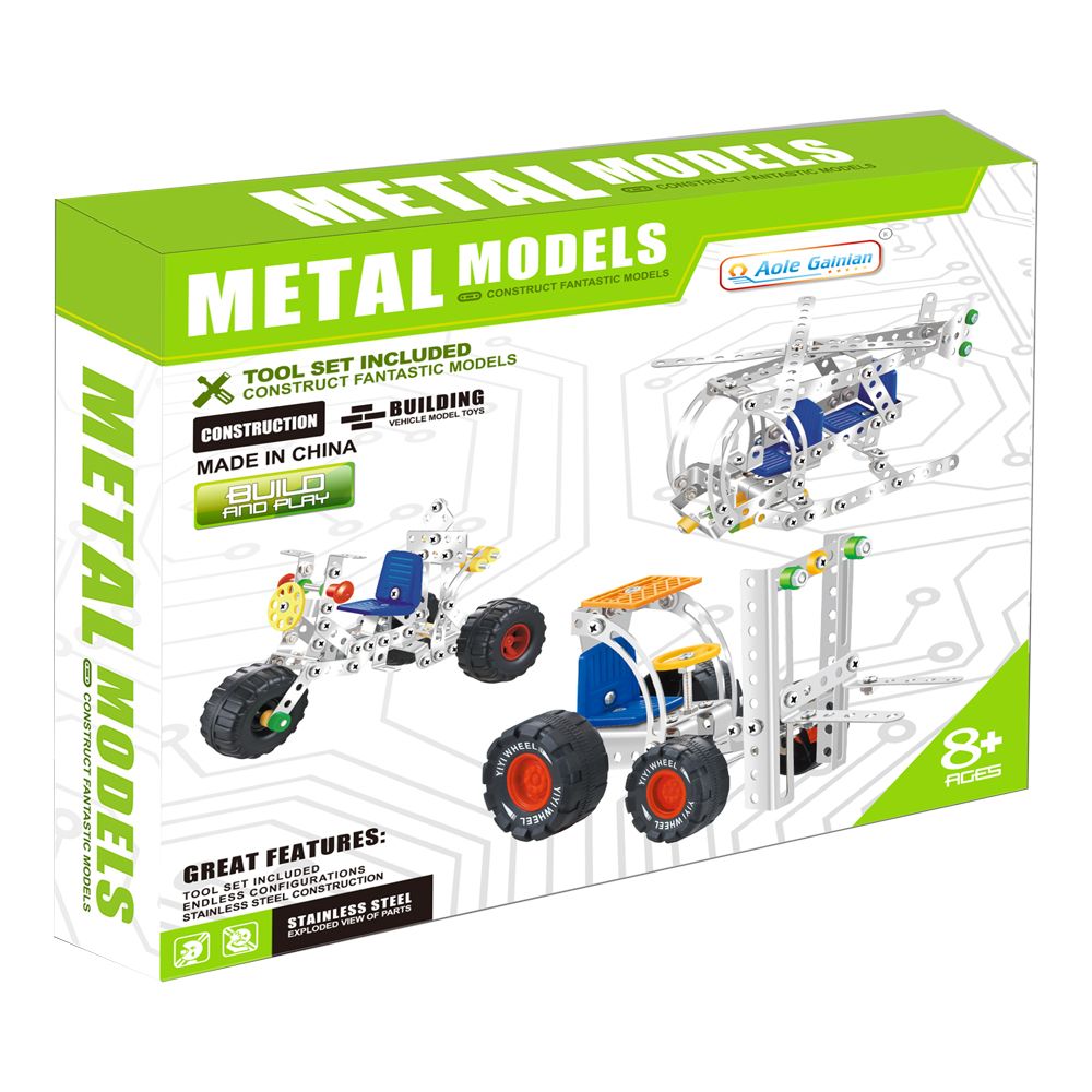 Stem - Build And Play Metal Models Construction Kit - 112pcs