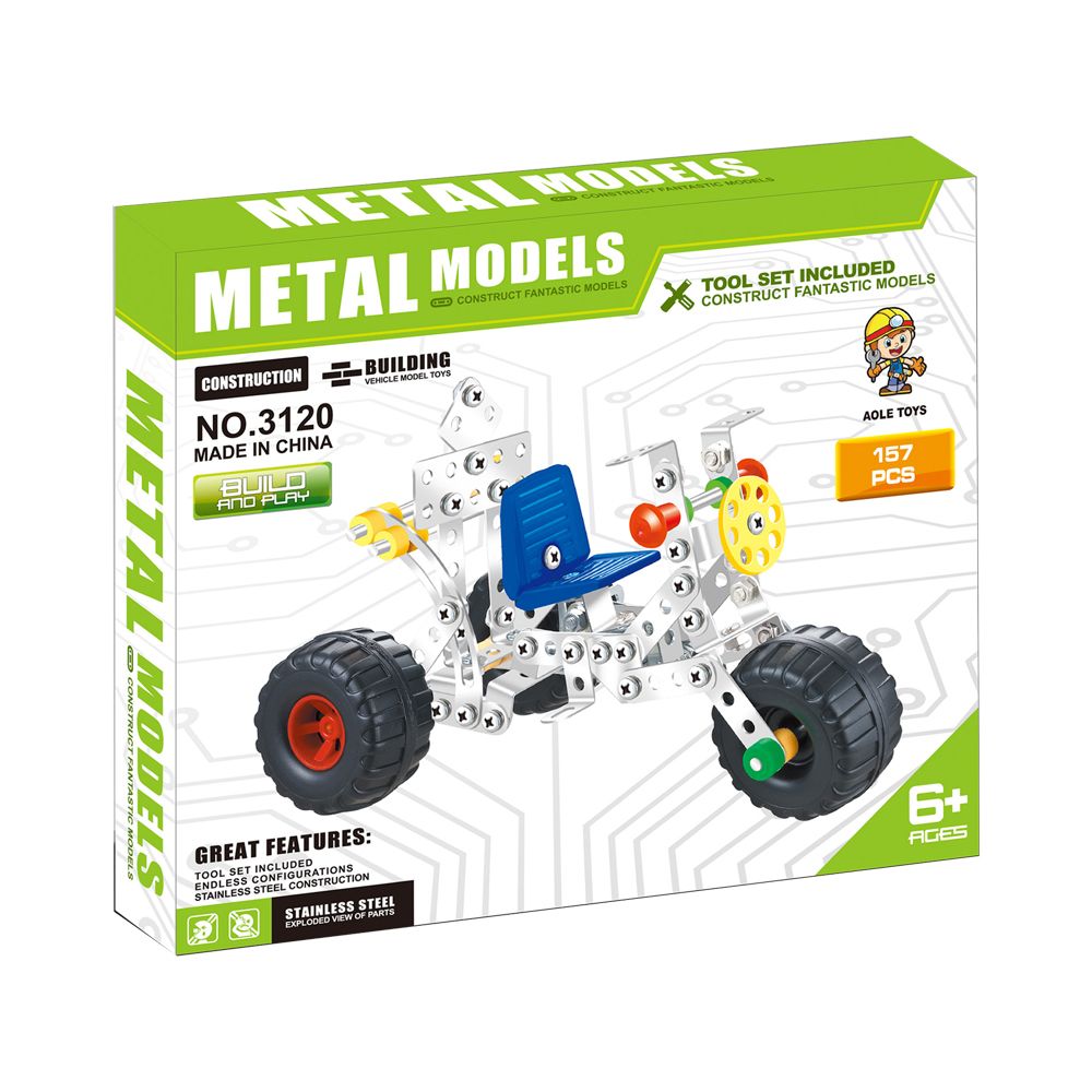 Stem - Build And Play Metal Models Construction Kit - 157pcs