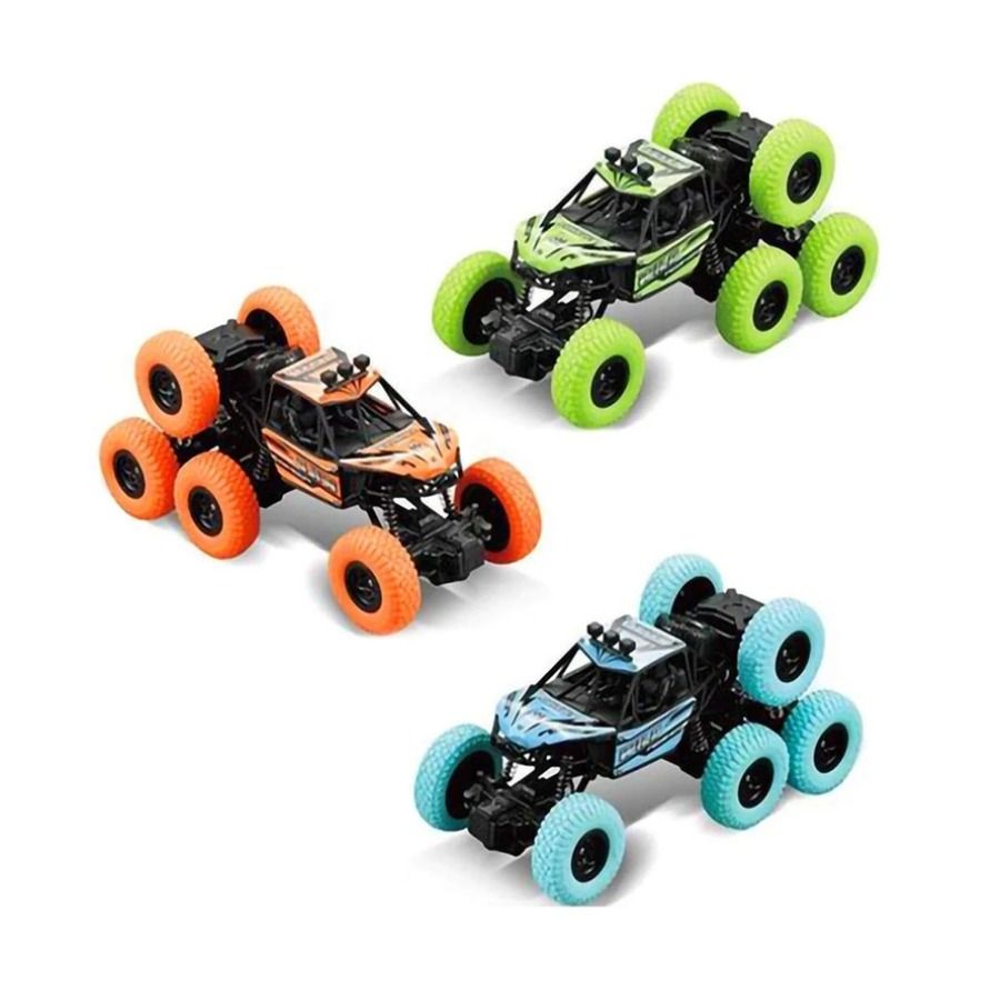 Stem - 1/18 Six Wheel Monster Off Road Remote Control Vehicle - Color May Vary - 1 Pc