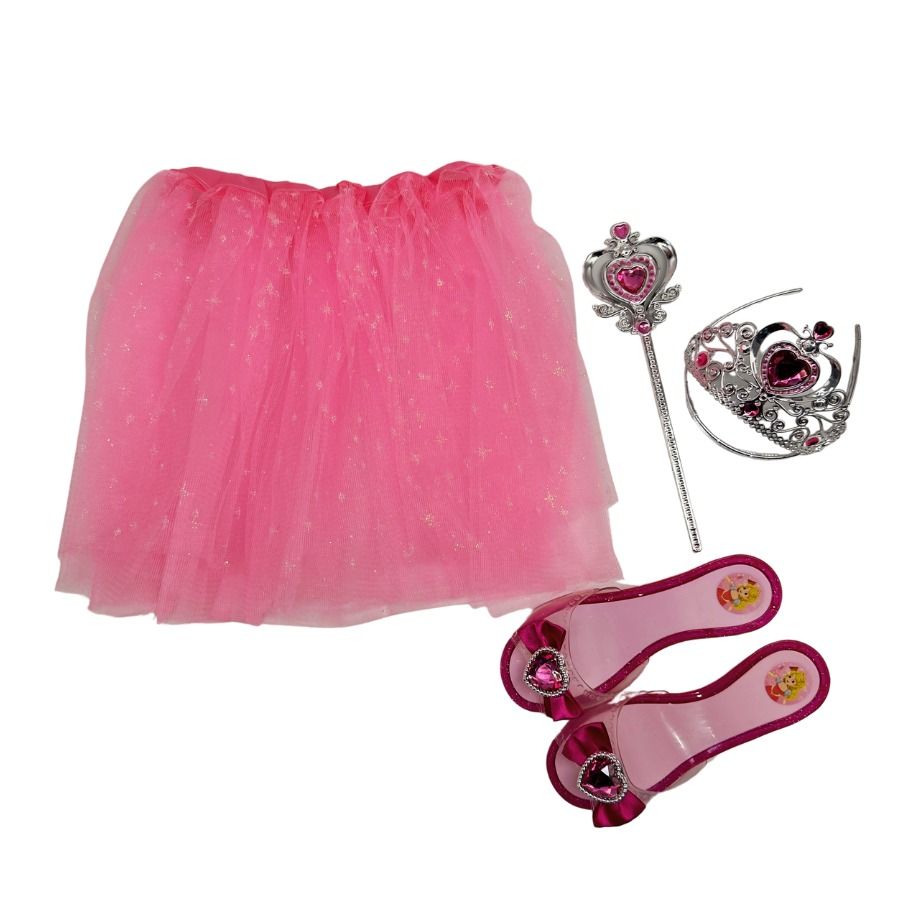 Stem - Fairy Princess Dress-Up Set - Pink - 4 Pcs