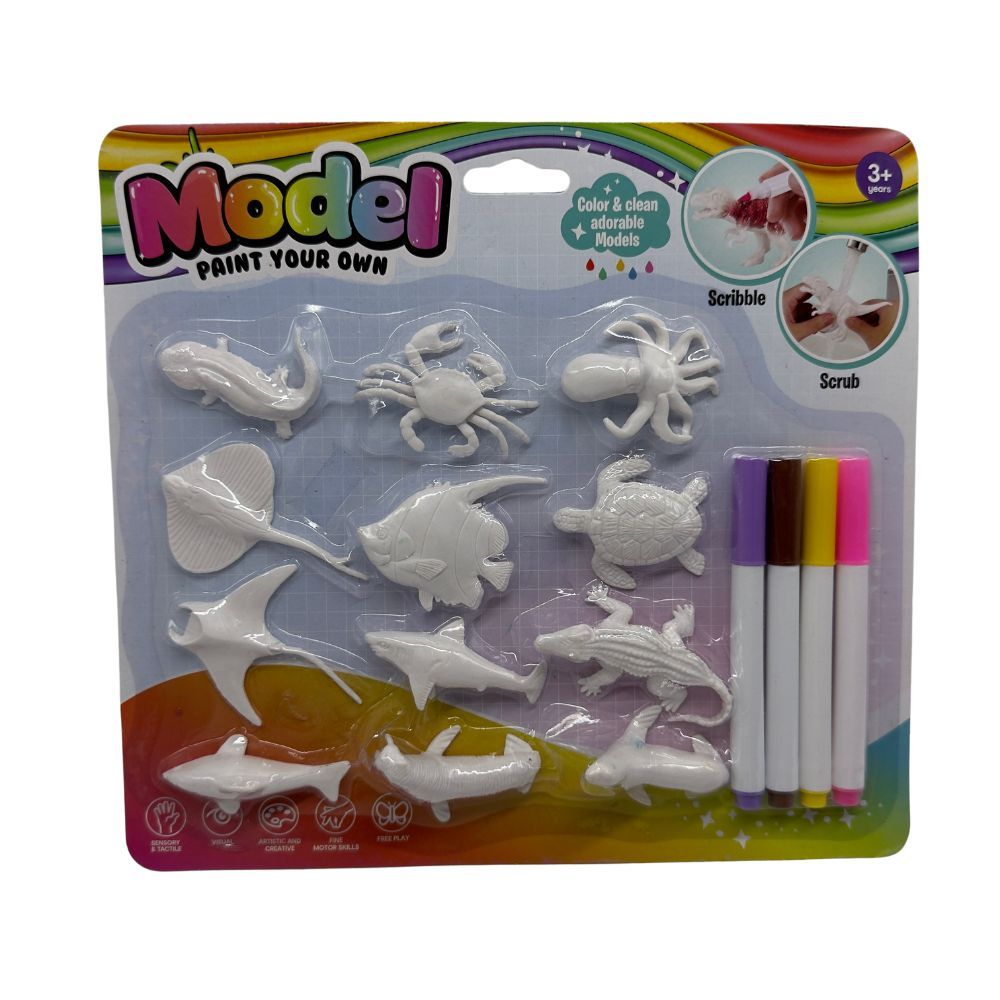 Stem - Solid PVC Model Paint Your Own Set - Marine