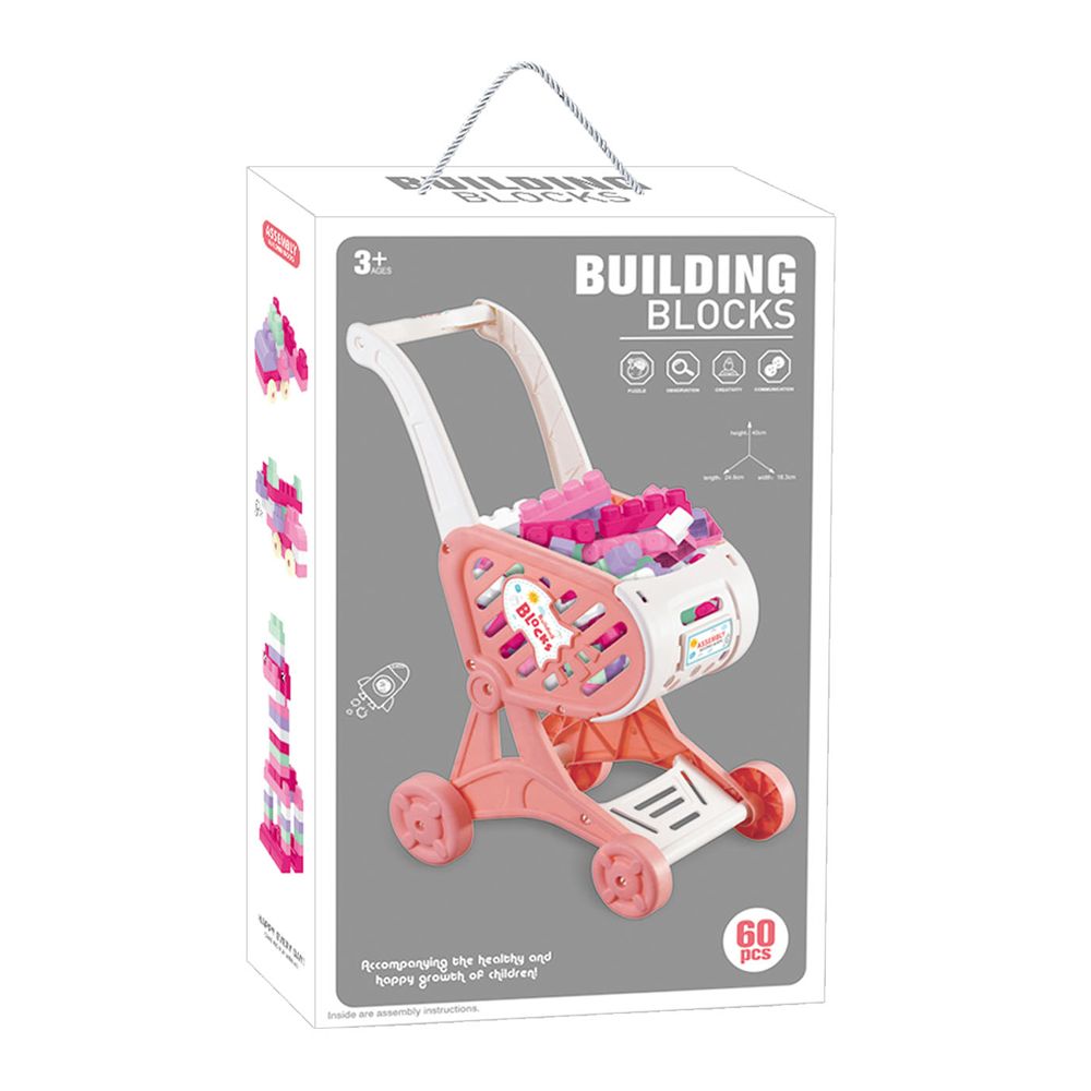 Stem - Building Blocks With Carry Cart - 60pcs