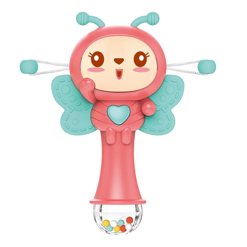 Ibi-Irn - Rattle-Drum Baby Shake Stick - Style May Vary