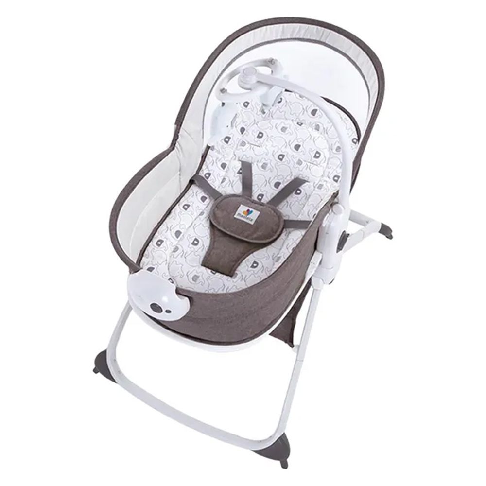 Mastela - 6-in-1 Deluxe Multi-Functional Bassinet - Grey