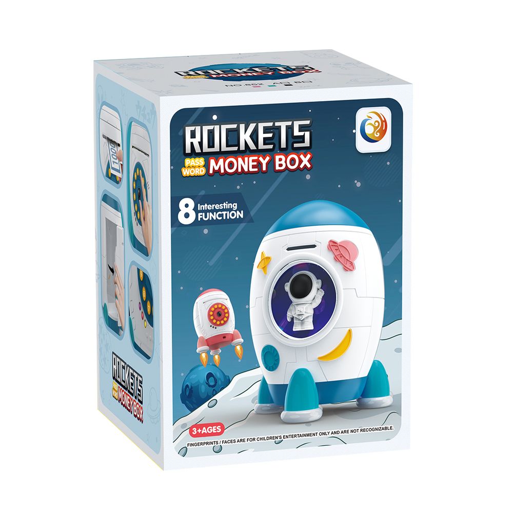 Stem - 8 Function Rockets Password Money Box