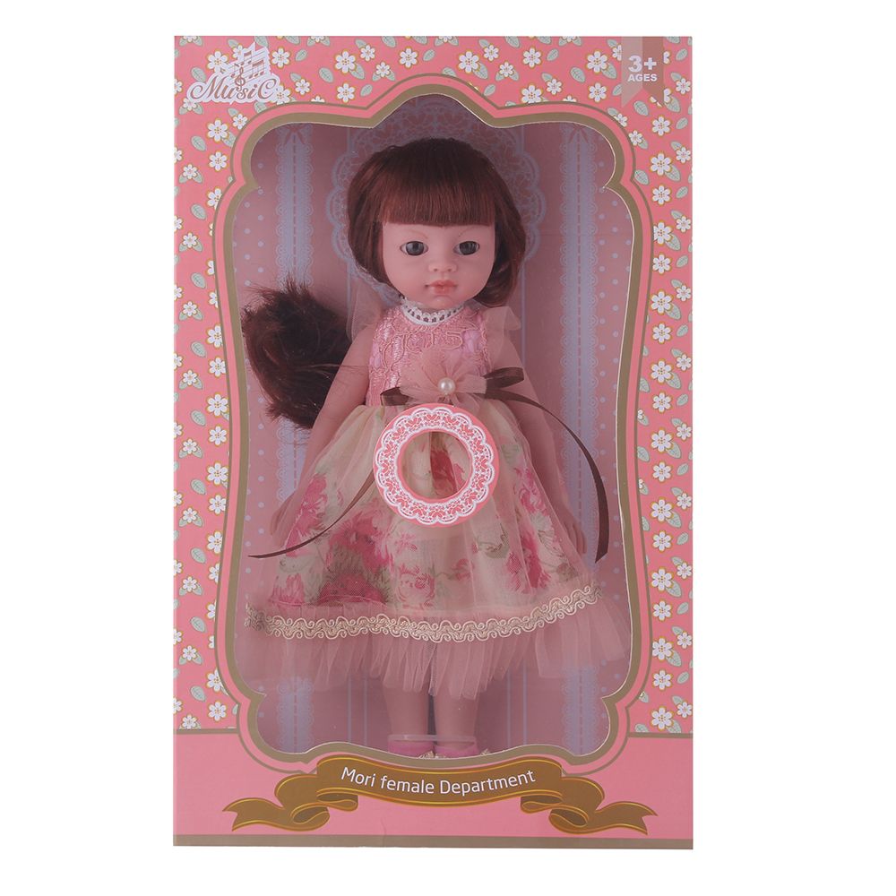 Stem - Baby So Lovely - 12-Inch Silicone Doll W/ Sounds - Pink