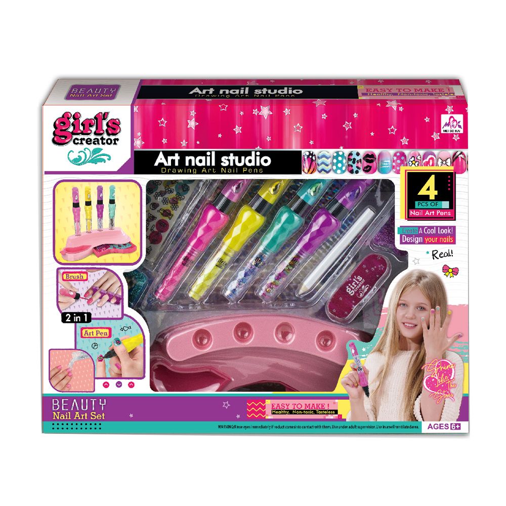 Stem - 3-in-1 Girl's Creator Nail Art Studio Beauty Kit