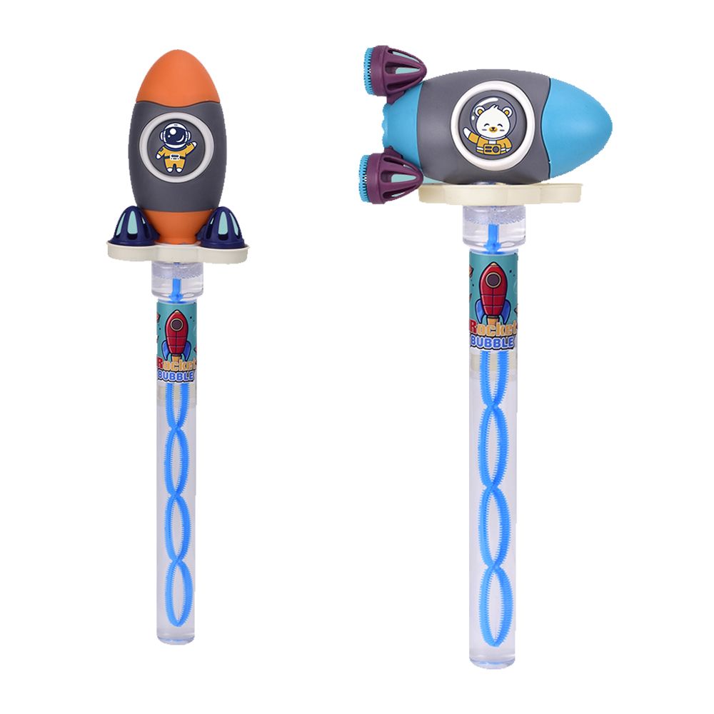 Stem - 2-in-1 Space Rocket Bubble Play With Me 1Pc - Color May Vary