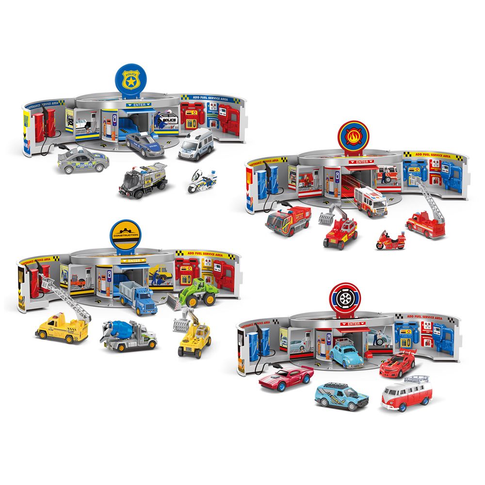 Stem - Car Wax Auto Repair Shop Vehicle Playset - Color May Vary - 1 PC