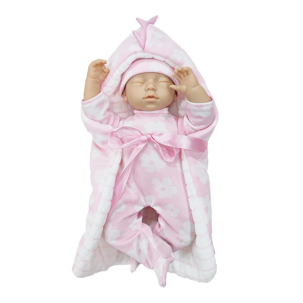 Stem - Cotton Body Music Sleeping Newborn Baby Doll 12-inch - Pink