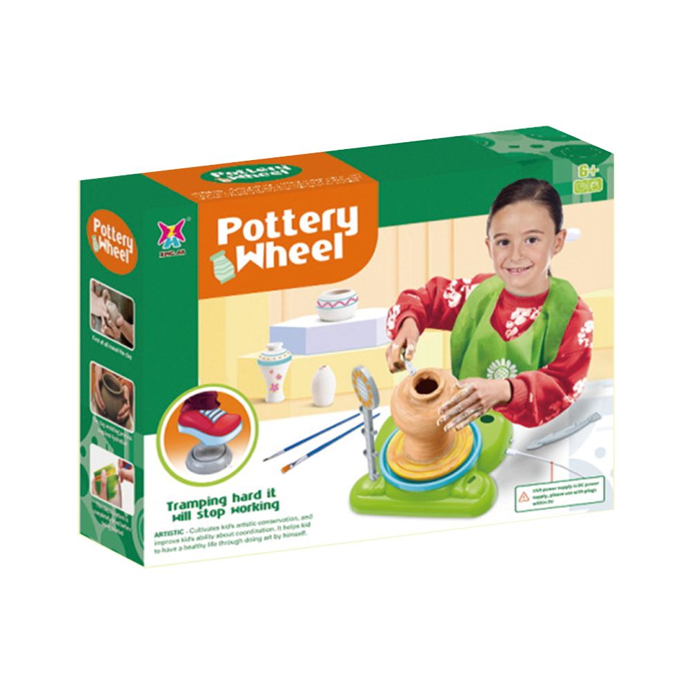 Stem - Frog Mud Digging Machine Pottery Wheel Craft Kit