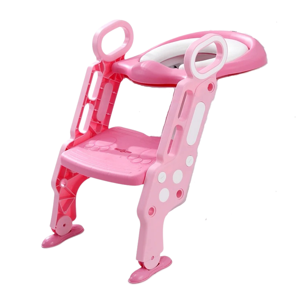 Pikkaboo - EasyGo+ Potty Training Seat With Step Ladder - Pink