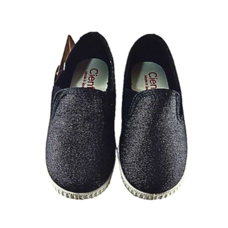 Pikkaboo - Ceinta Elastico Kids Comfort Shoes - Black Shimmer