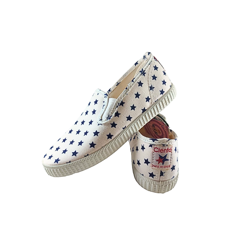 Pikkaboo - Ceinta Blanco Star Elastico Kids Comfort Shoes - White