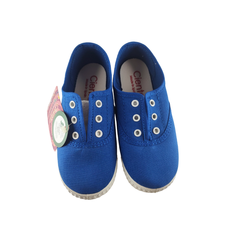 Pikkaboo - Ceinta Comfort Shoes - Indigo Eyelet Elastico - Blue