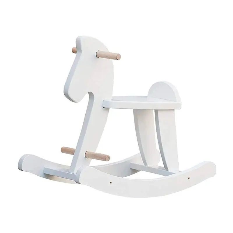 Woody Buddy - Rocking Horse - White