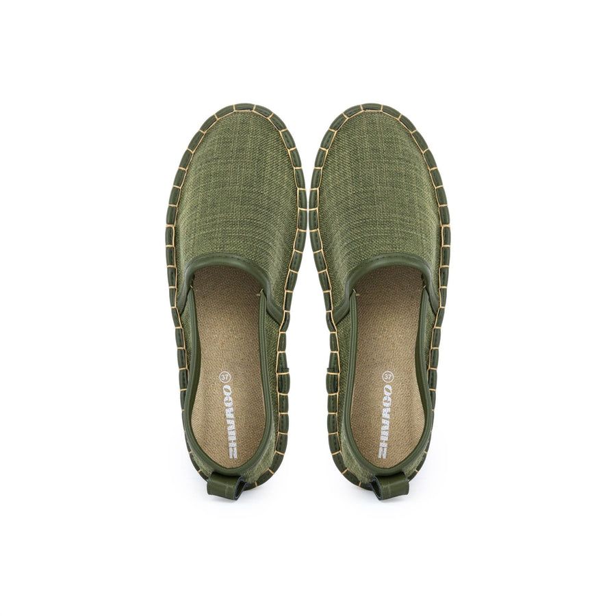 Pikkaboo - Dia Handmade Soft Feet Zhivago Shoes - Olive Green