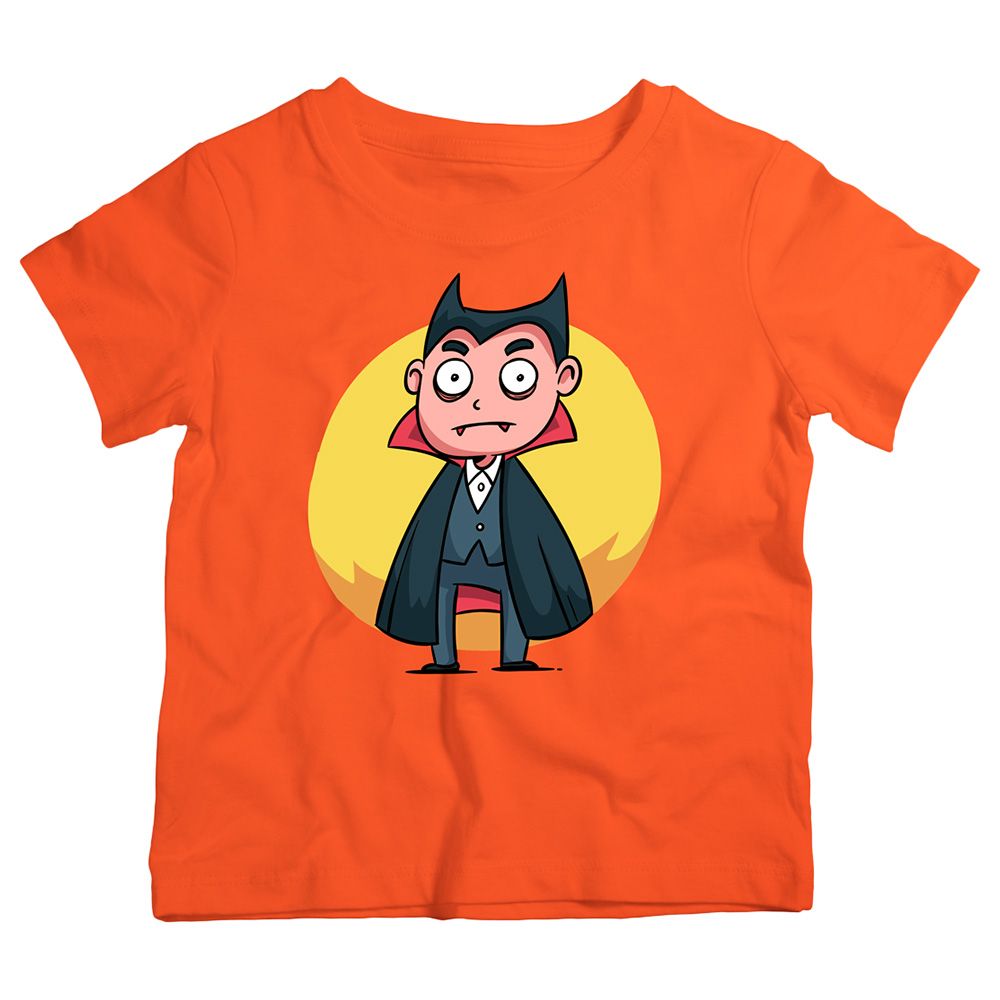 Twinkle Hands - Dracula Vampire Halloween T-Shirt - Orange