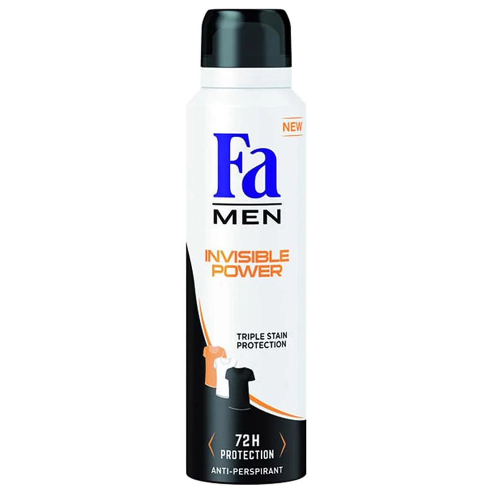 Henkel - Fa Invisible Power Deodorant Spray For Men - 150 ml